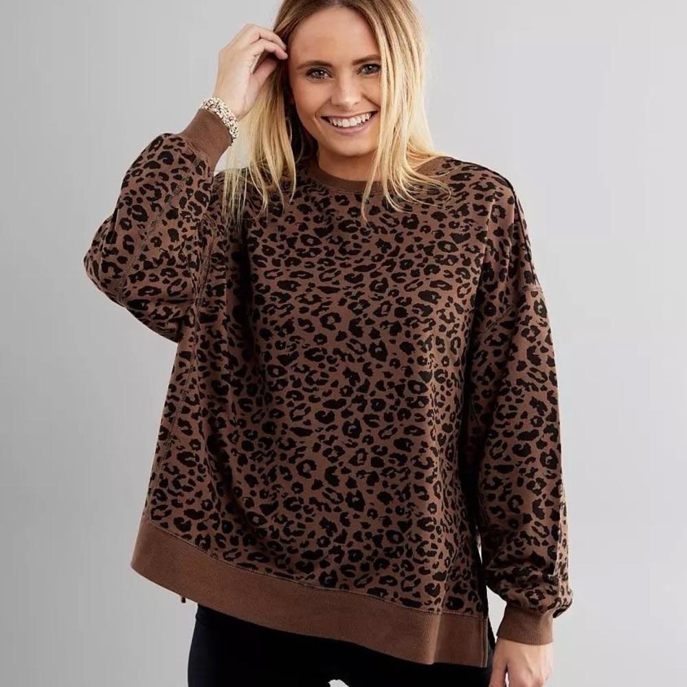 White Crow Cheetah Sweatshirt